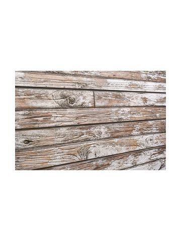 3D Old Paint Textured Slatwall, White
