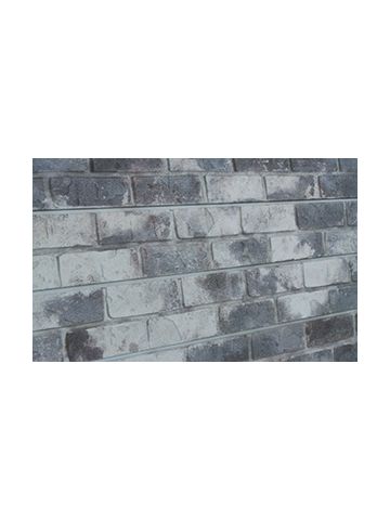 3D Textured Slatwall, Old Paint Brick Grey