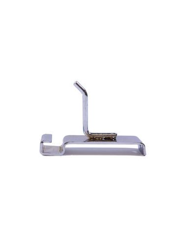 2" Chrome, Gridwall Regular Duty Hook, 45 deg.tip