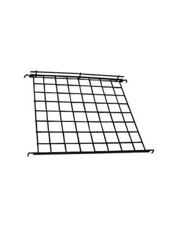 Black, Gridwall Flat Wire Shelf , 24" x 24"