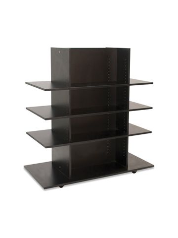 Merchandiser Tower Black, 48" x 24" x 52.5"