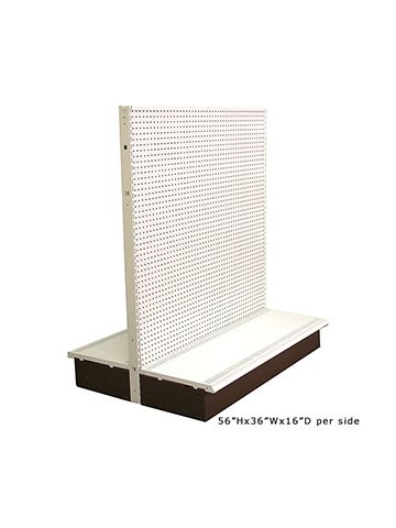 36" Add-on Aisle Gondola Shelving Unit