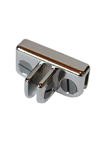 Glass Connector, 3 Way Adjustable