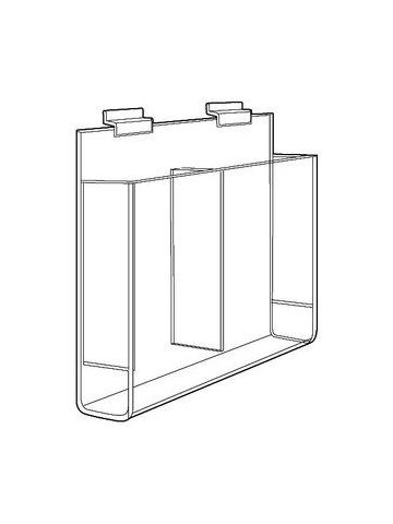 Acrylic 2-Pocket Delux Brochure Holders, 8" x 11"