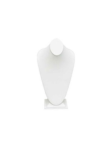 White, Tall Contoured Necklace Display Forms