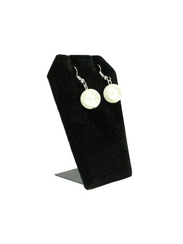 Black, Single Pendant/Earring Angled Display