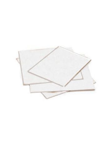 Flat Corrugated White Pads, 7-1/16" x 5-1/16"