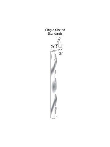 4' Single Slotted Standards