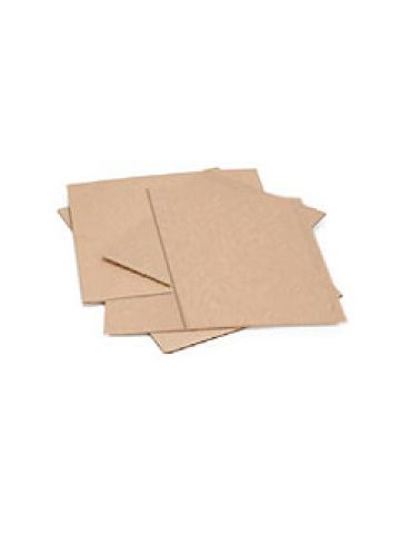 Flat Corrugated Brown Pads, 10" x 10"