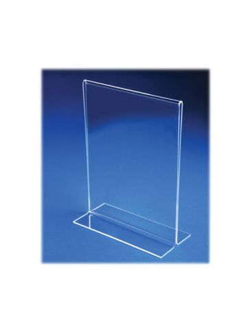 Acrylic Two Sided, Bottom Loading Sign Holder