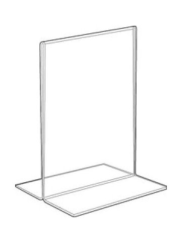 Economy Acrylic Two Sided, Bottom Loading Sign Holder