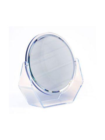 Acrylic Beveled Glass Counter Mirror, 10-1/8" x 9" x 3"