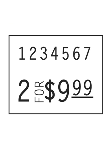 Monarch 1115 Labels, Synthetic Outdoor Labels for outdoor uses