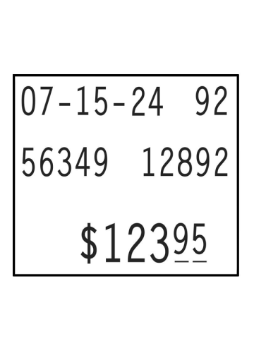 Monarch 1153 Labels, White