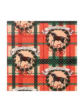 Christmas Western Gift Wrap, Happy Holidays