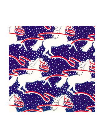 Christmas Western Gift Wrap, Enchanted Horse