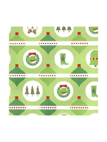 Christmas Western Gift Wrap, Western Ornaments