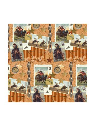 Western & English Gift Wrap, Old West