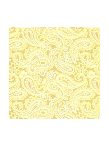 Metallic & Foil Gift Wrap, Gold Hampden Paisley