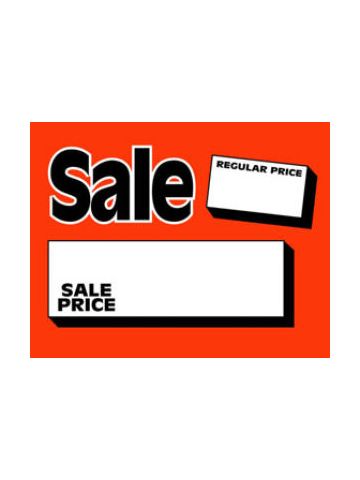 Red Reg Price/Sale Price, Sign Cards