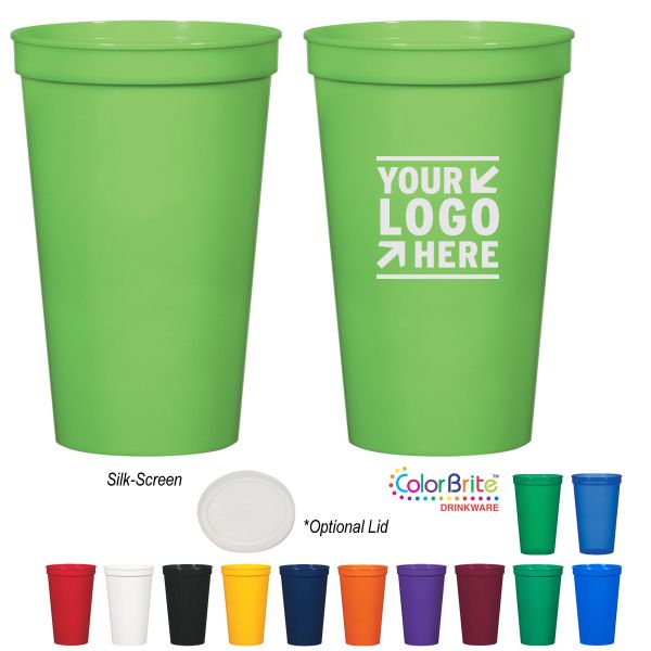 custom plastic stadium cups